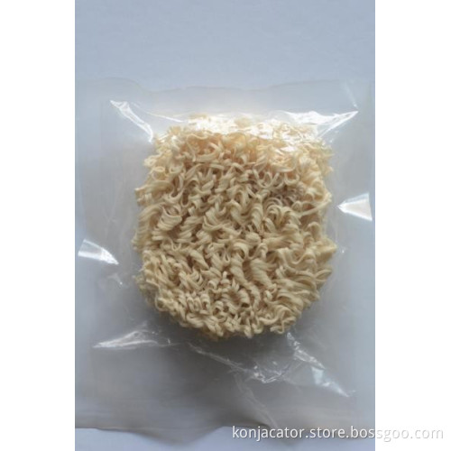 Healthy dired noodles konjac dry pasta made from konjac glucomannan flour